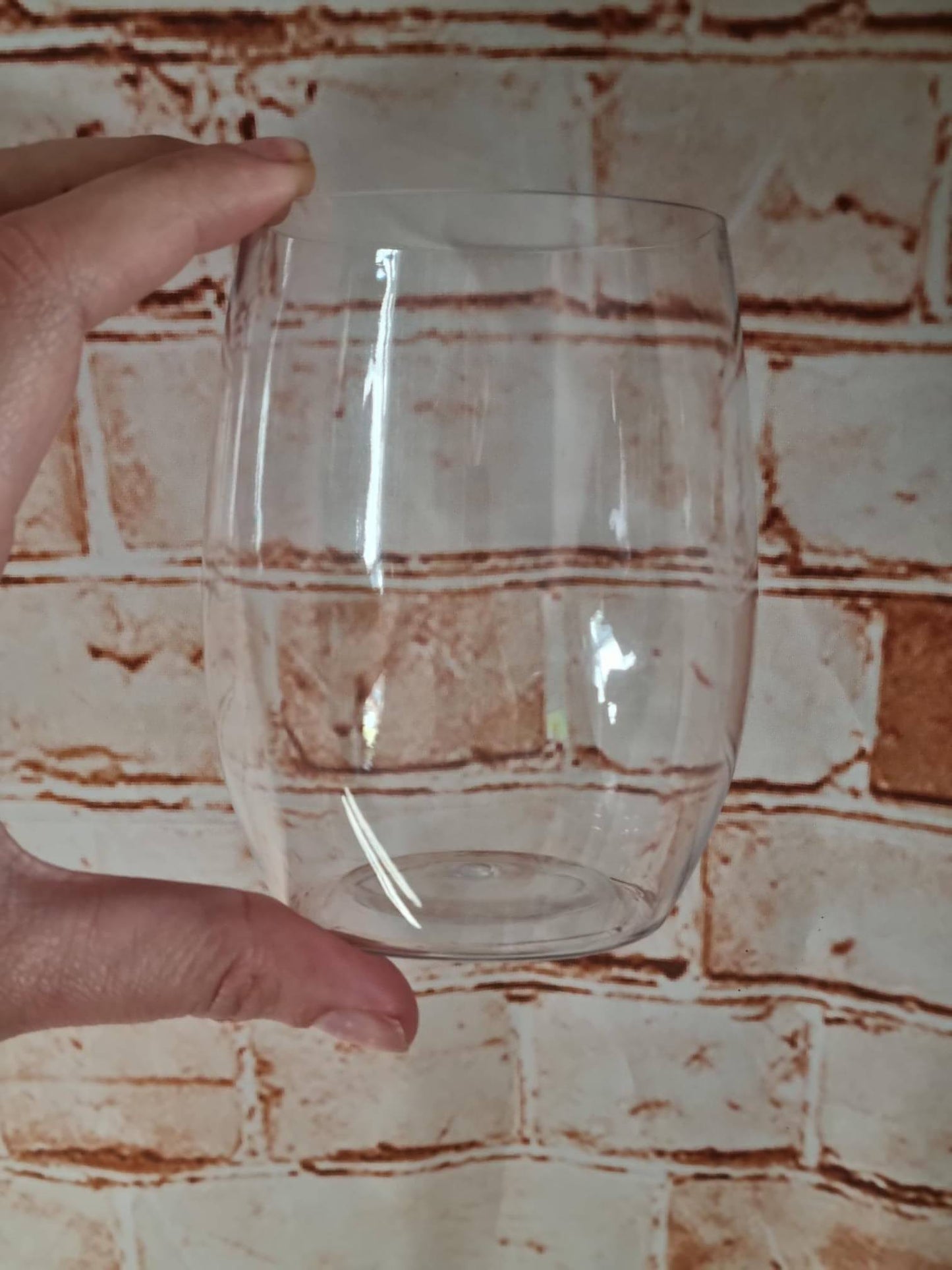 Plastic Steamless Wine Glass