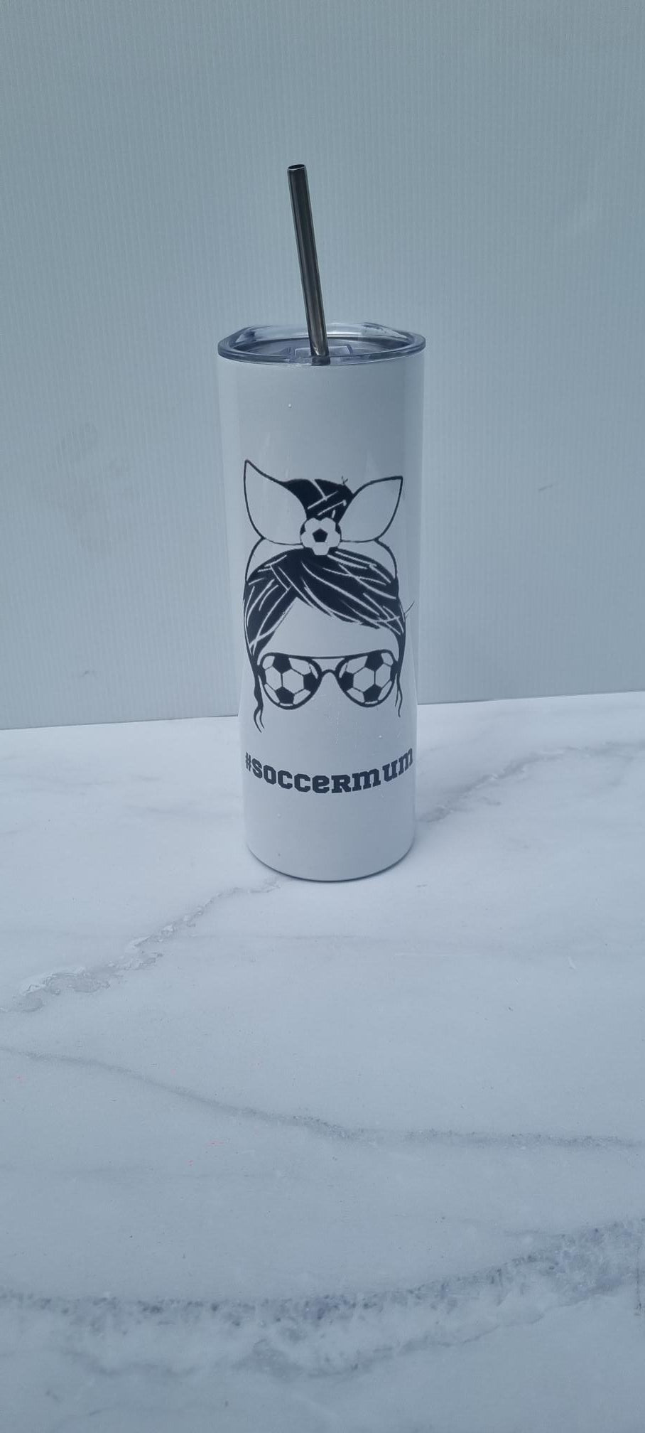 Sublimation 20oz Stainless Steel Tumblers - Glossy White