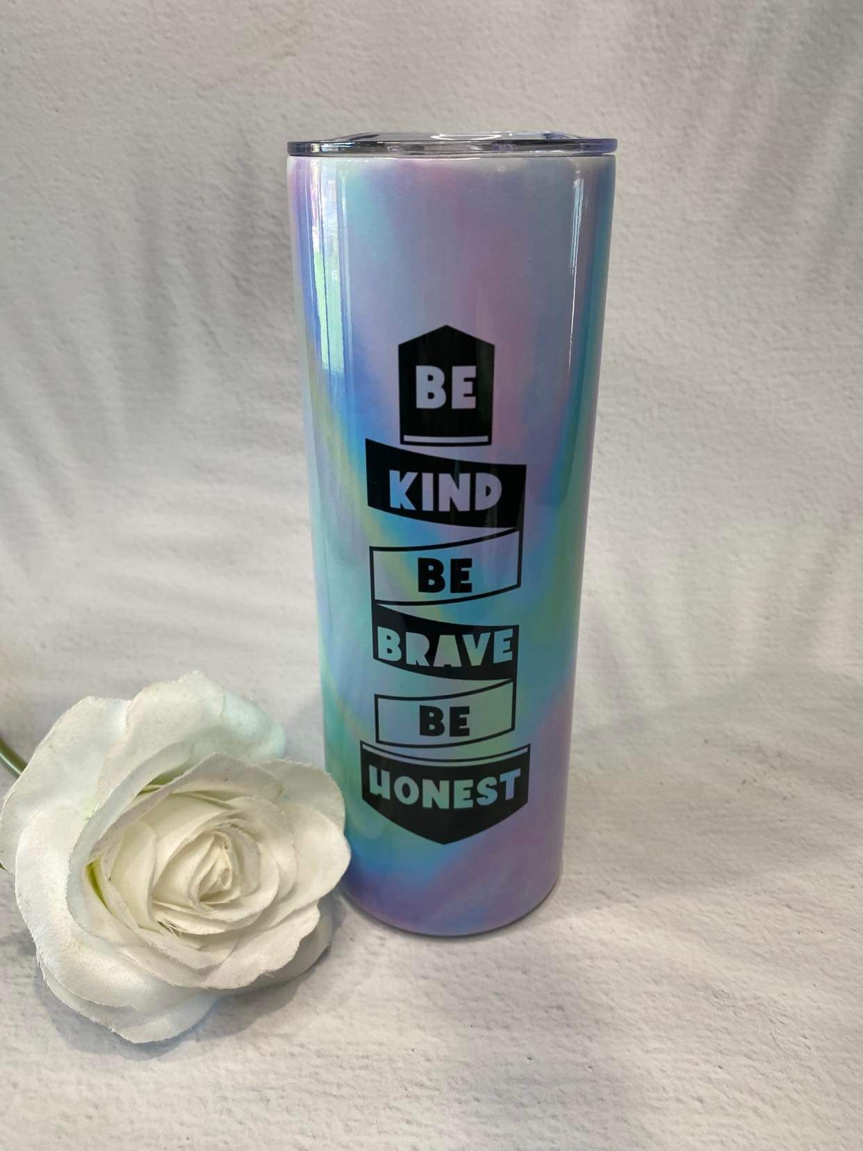 Sublimation 20oz Stainless Steel Tumblers - Glossy White